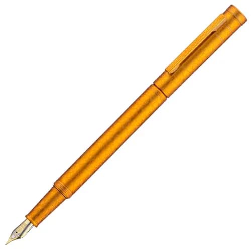 Asvine Hongdian 1851 Forest Fountain Pen Golden Ice Flower Fine Nib 0.5mm | Classic Design with Converter & Metal Case thumbnail 4