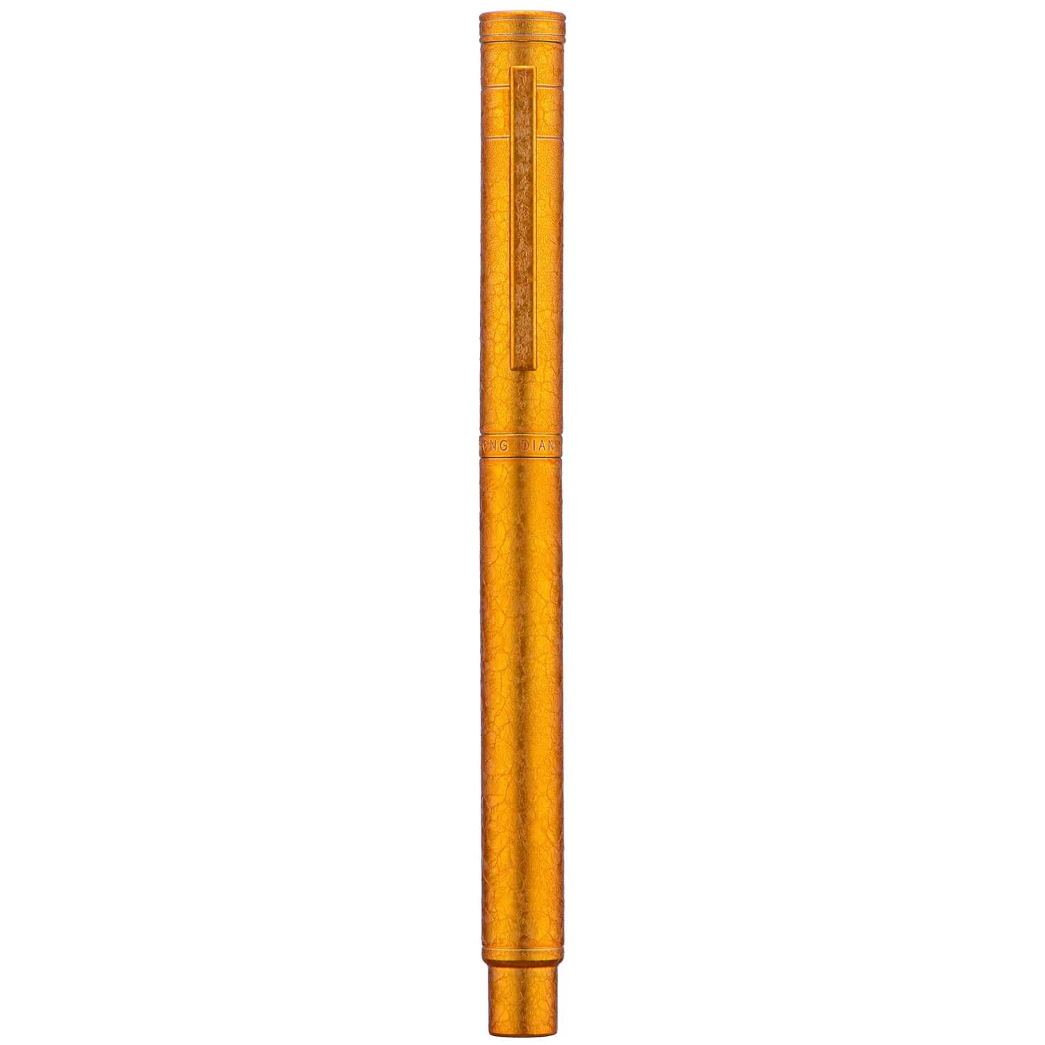 Asvine Hongdian 1851 Forest Fountain Pen Golden Ice Flower Fine Nib 0.5mm | Classic Design with Converter & Metal Case - view 3