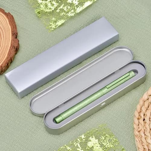 Asvine Hongdian 1851 Forest Fountain Pen Applegreen Ice Flowers Fine Nib 13.8cm (5.43in) | Classic Design with Converter and Metal Pen Case thumbnail 7