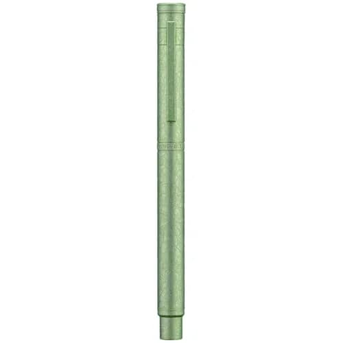 Asvine Hongdian 1851 Forest Fountain Pen Applegreen Ice Flowers Fine Nib 13.8cm (5.43in) | Classic Design with Converter and Metal Pen Case thumbnail 2