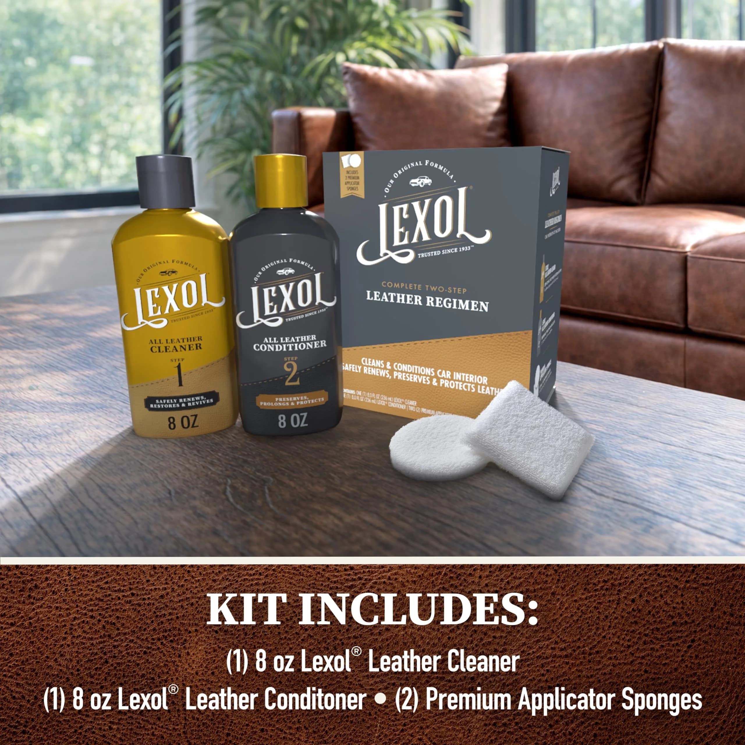 Lexol Leather Conditioner and Cleaner Kit | 2-Piece Set - view 7