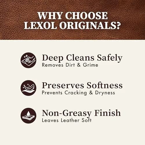 Lexol Leather Conditioner and Cleaner Kit | 2-Piece Set thumbnail 2