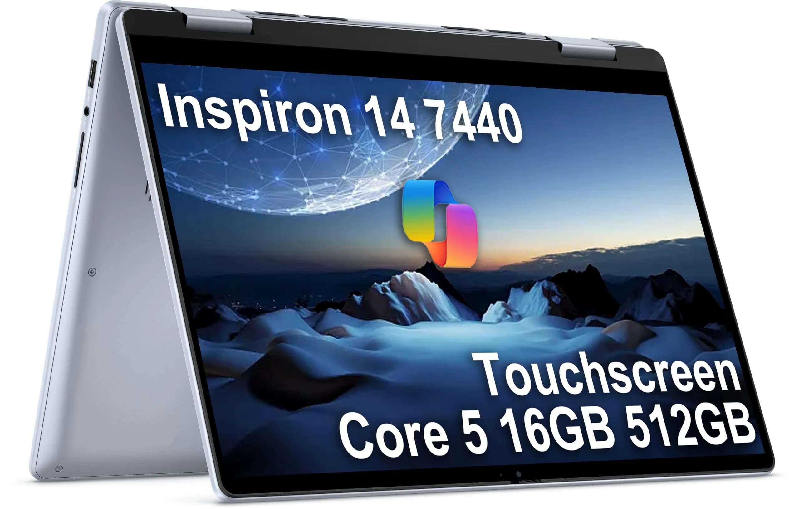 Dell Inspiron 14 7440 2-in-1 Laptop Core 5 120U, 16GB DDR5, 512GB SSD | Versatile, Power, Productivity