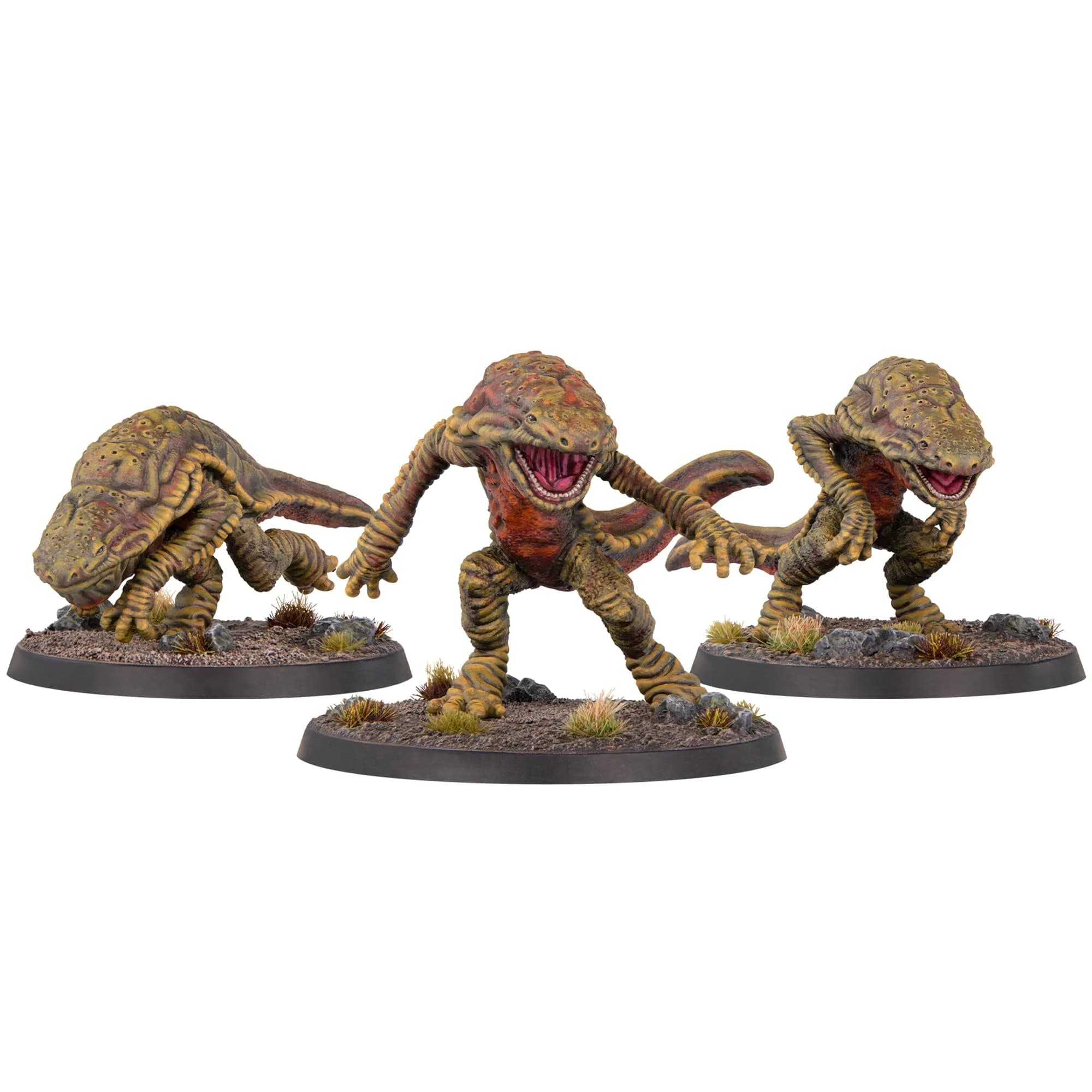 Fallout Miniatures: Creatures - Gulpers Set | Unpainted Resin Game Pieces for Fallout RPG (32mm Scale)