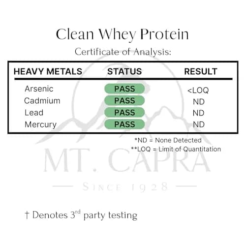 Mt. Capra Clean Whey Protein | 24 g Protein Per Serving | Chocolate thumbnail 8