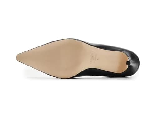 LK Bennett Floret New Pointed Courts 8 Medium | Elegant Black Leather Heels thumbnail 6