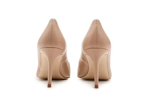 LK Bennett Floret New Pointed Courts 8 Medium | Elegant Black Leather Heels thumbnail 7