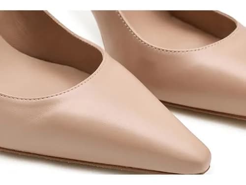 LK Bennett Floret New Pointed Courts 8 Medium | Elegant Black Leather Heels thumbnail 2