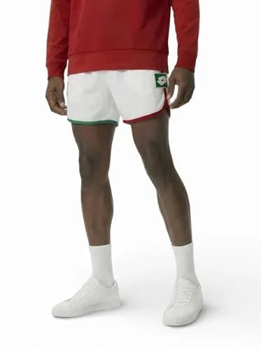 LOTTO Shorts for Men – 4-Way Stretch, Moisture-Wicking, Adjustable Drawcord, White, XX-Large | Active Sportswear thumbnail 2