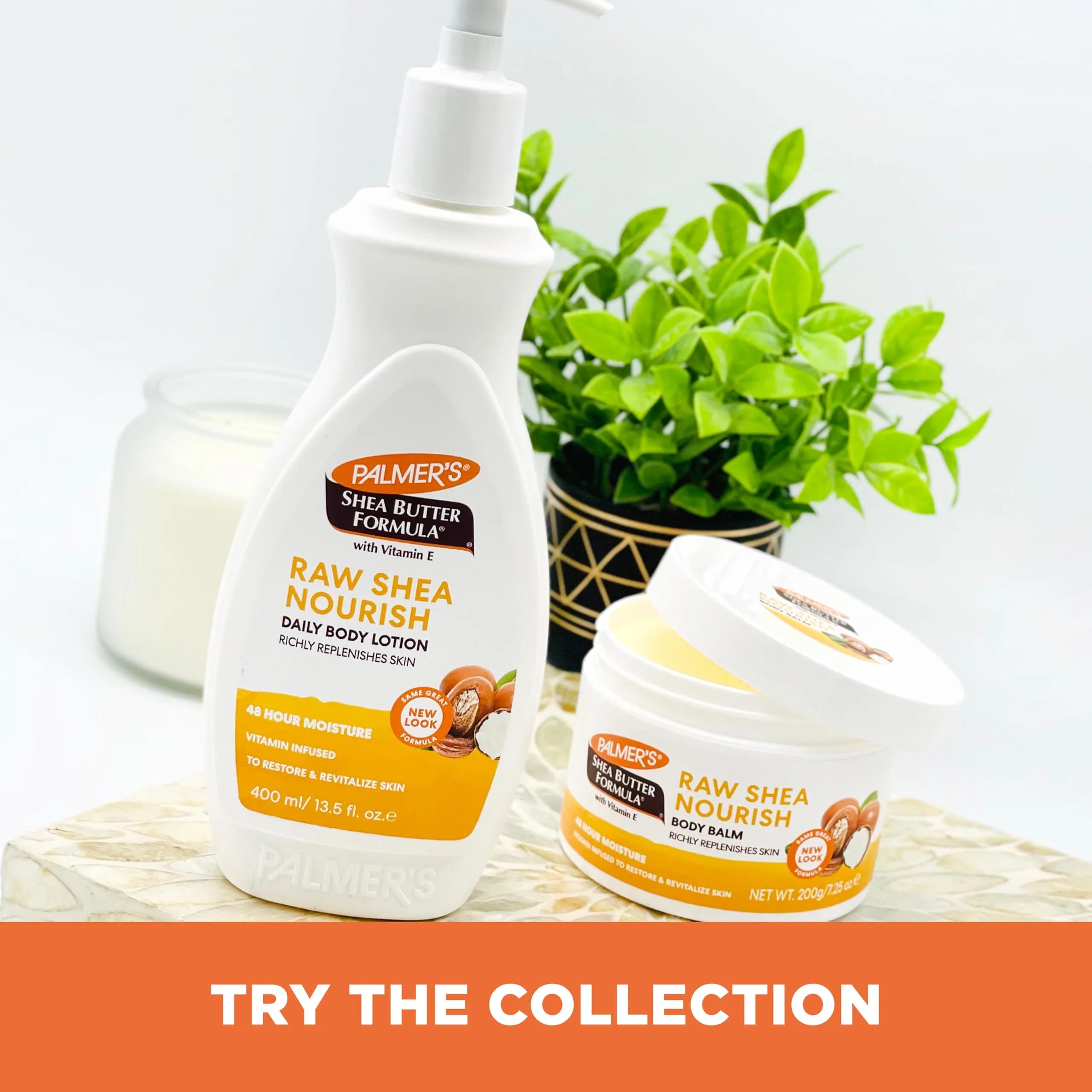 Palmer's Shea Butter Formula Raw African Shea Butter Balm 417ml (14.5 Fl Oz) | Deeply Nourishing Moisturizer for Rough, Dry Skin - view 8