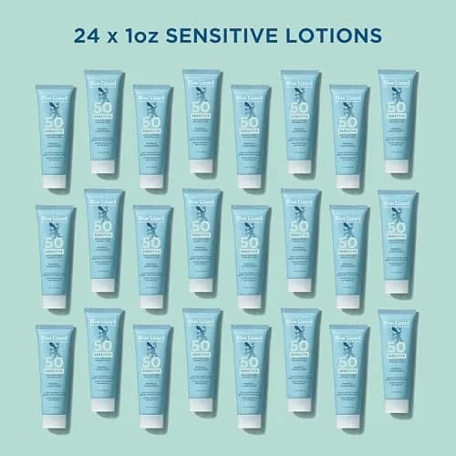 Blue Lizard Sensitive Mineral Sunscreen Lotion SPF 50 29.5ml (1 Fl Oz) | Reef-Safe, Fragrance-Free, Hypoallergenic thumbnail 2