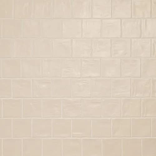 Ackland Ceramic Wall Tile | Rava Shell | 4" x 4" | Moroccan Style, Satin Finish thumbnail 1