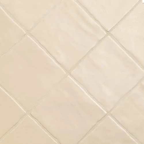 Ackland Ceramic Wall Tile | Rava Shell | 4" x 4" | Moroccan Style, Satin Finish thumbnail 3
