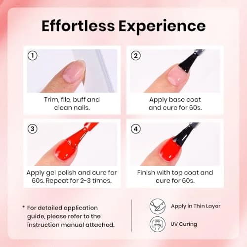 Beetles Gel Polish Red My Signature 15ml (0.51 Fl Oz) | Cruelty-Free Bright Red Gel Nail Polish thumbnail 6