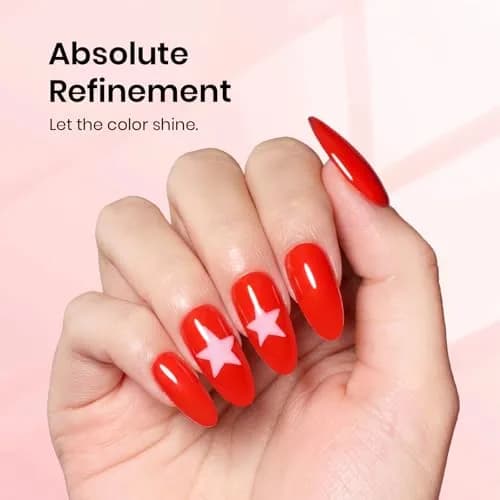 Beetles Gel Polish Red My Signature 15ml (0.51 Fl Oz) | Cruelty-Free Bright Red Gel Nail Polish thumbnail 3