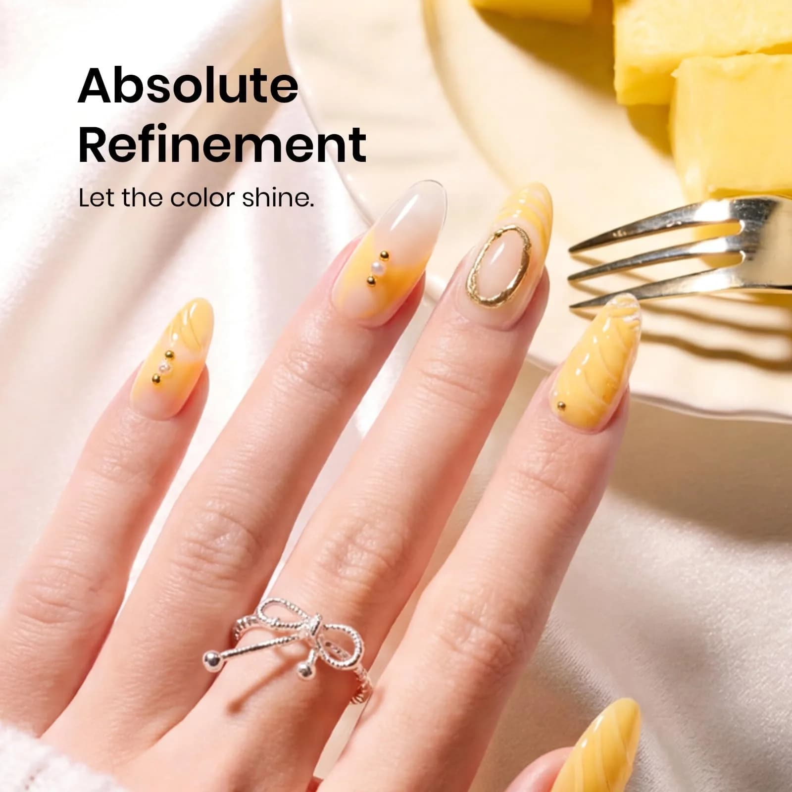 Beetles Yellow Gel Nail Polish - 15ML/0.51Fl Oz Plumeria Yellow | Long-Lasting Soak Off UV LED Gel - view 3