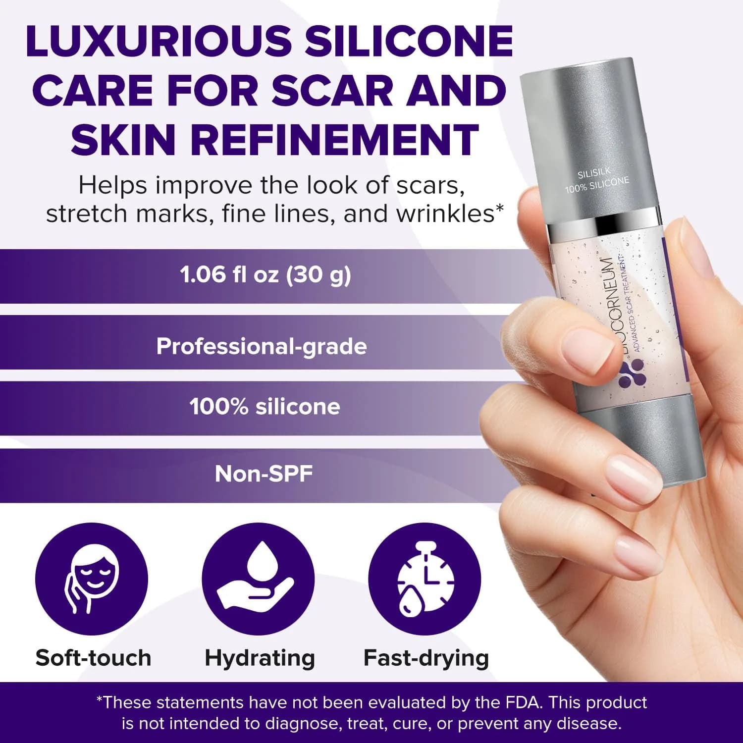 Biocorneum Advanced Scar Treatment - 30g Size | Medical Grade Silicone Gel with SPF 30 - view 2