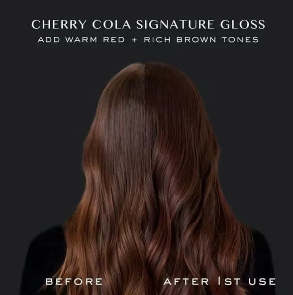 Kristin Ess Hair Gloss Cherry Cola Warm Red Brown 118ml (4 Fl Oz) | Semi-Permanent Color Depositing Conditioner thumbnail 7