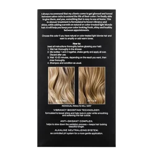 Kristin Ess Hair Gloss Honey Latte Warm Golden Blonde 118ml (4 Fl Oz) | Salon-Quality Shine & Tone thumbnail 3