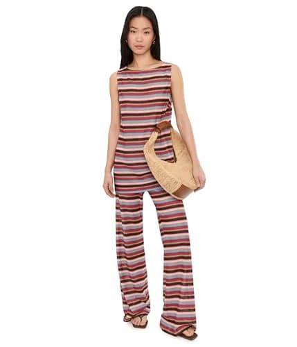 Show Me Your Mumu Kenny Tunic Sunkissed Stripe Knit XX-Large | Sleeveless Crew Neck thumbnail 2