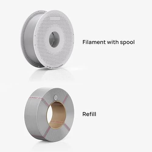 Bambu Lab PETG Translucent Filament Olive 1kg (2.2 lb) | High Temp Resistance, Low Warp, for AMS & FDM 3D Printers thumbnail 2