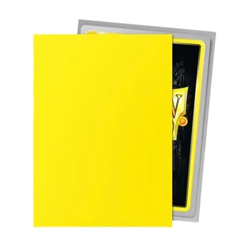 Dragon Shield Matte Dual Standard Size Card Sleeves Yellow & Silver | 100ct - Smooth & Tough Premium TCG Sleeves thumbnail 5