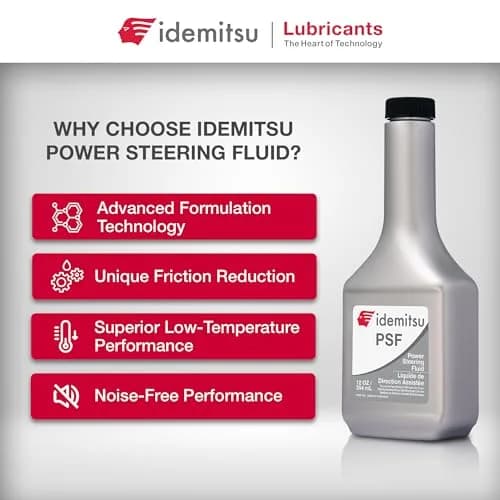Idemitsu Power Steering Fluid 12 oz | Improves Response & Reduces Noise thumbnail 3