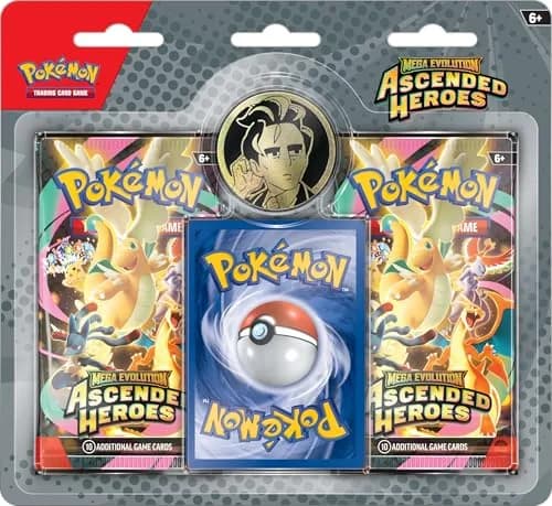 Pokémon TCG: Mega Evolution: Ascended Heroes: 2-Pack Blister (Random Promo) | Collectible Card Game for Pokémon Fans thumbnail 1