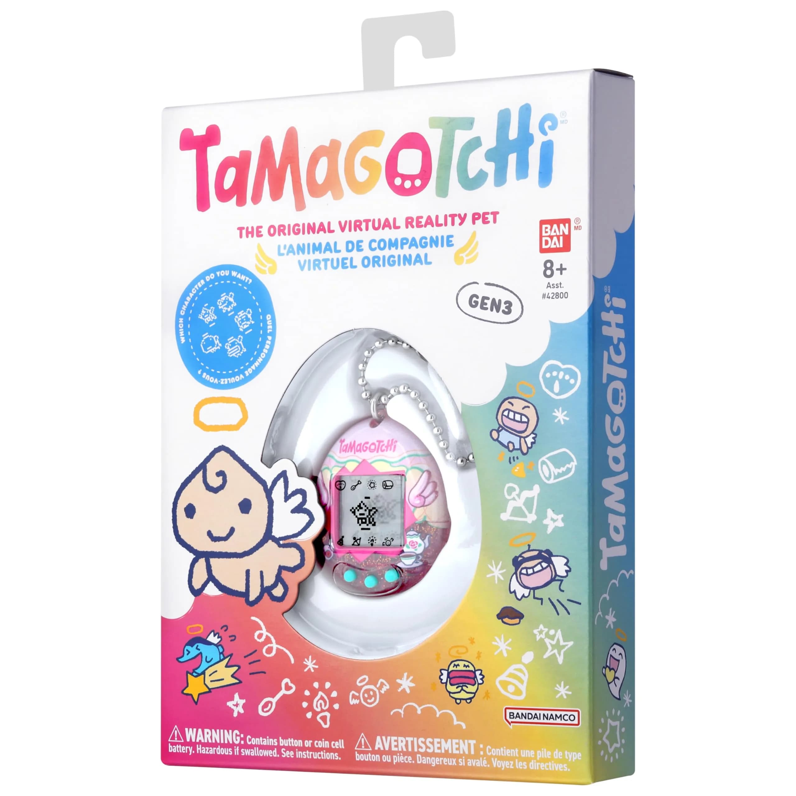 Tamagotchi Original Angel Tea Time Electronic Pet | Nostalgic Fun for Kids 8+ - view 6