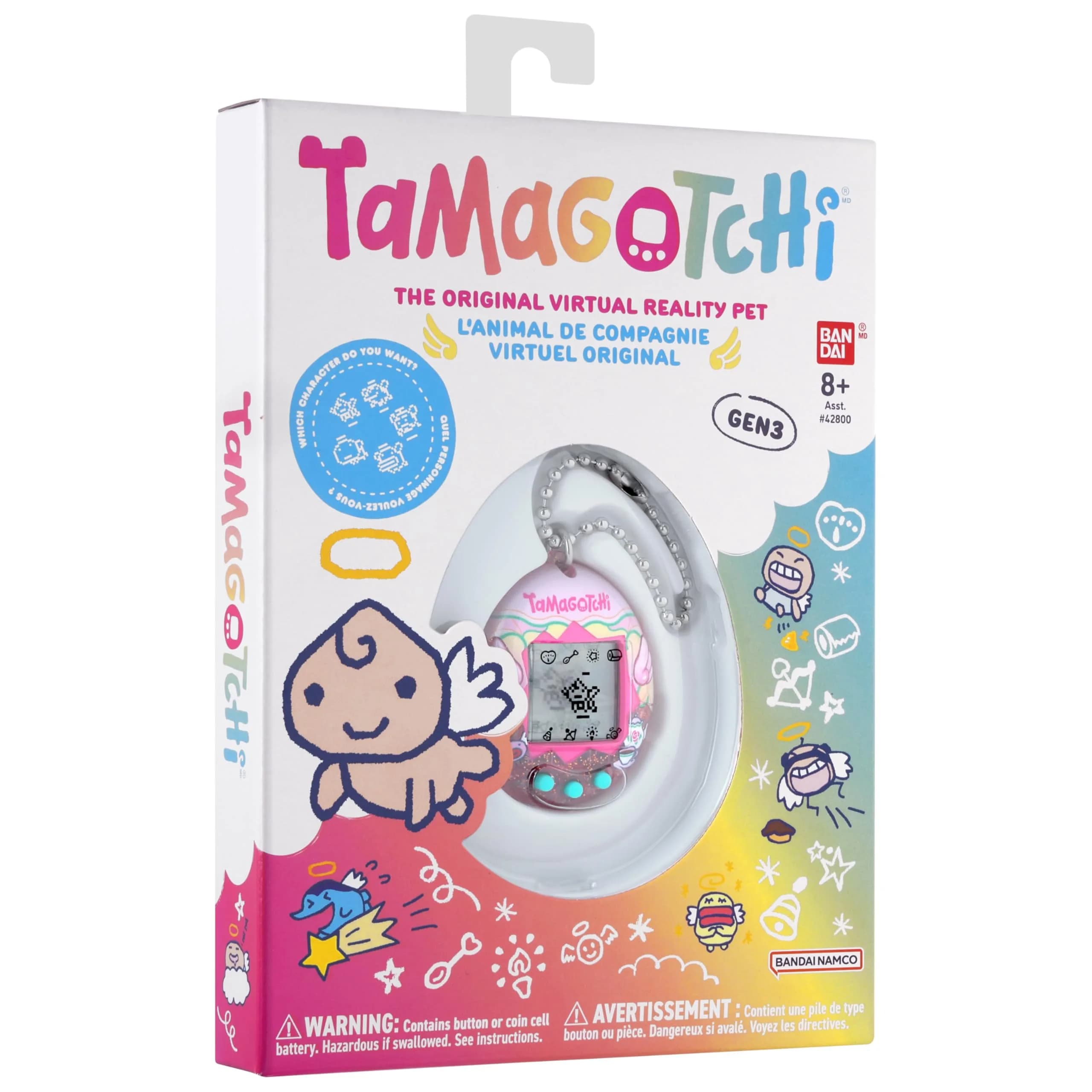 Tamagotchi Original Angel Tea Time Electronic Pet | Nostalgic Fun for Kids 8+ - view 7