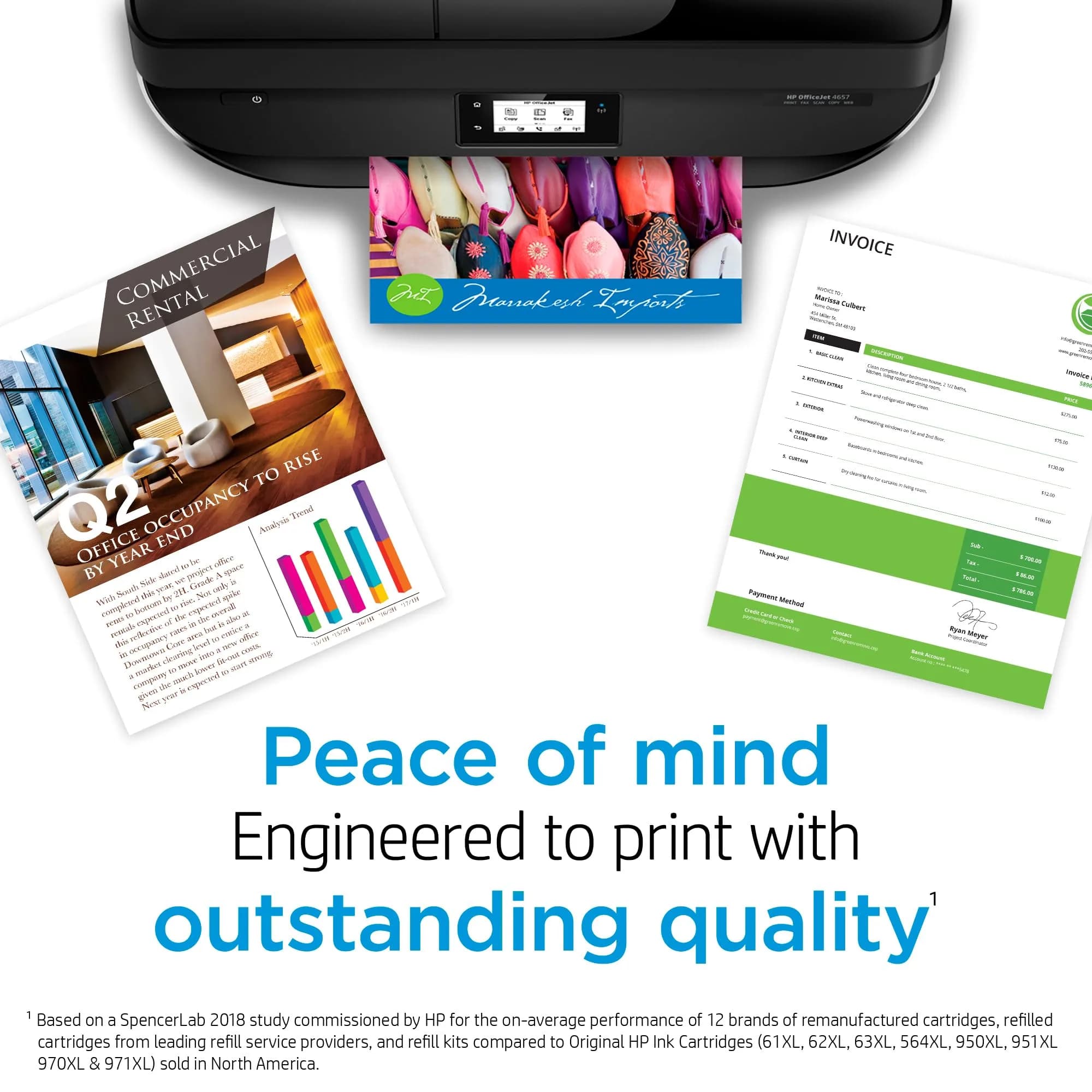 HP 923 Black, Cyan, Magenta, Yellow Ink Cartridges (24-Pack) | Fade-Resistant Documents & Brilliant Images - view 9