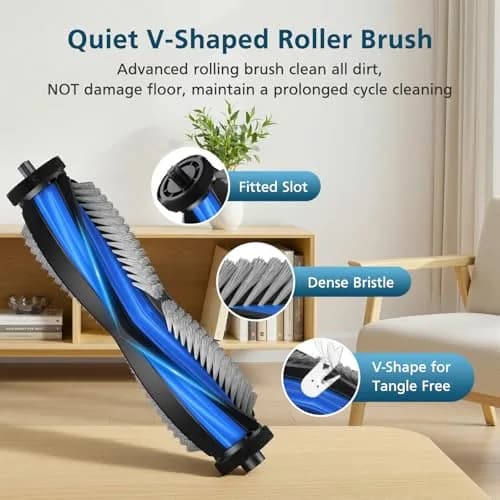 Lacvik 22 Pack X11 OmniCyclone Accessories for Ecovacs Deebot X11 OmniCyclone & Yeedi S20 Infinity Robot Vacuum | HEPA Filters, Roller Brushes, Side Brushes thumbnail 4