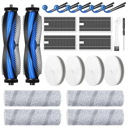 Lacvik 22 Pack X11 OmniCyclone Accessories for Ecovacs Deebot X11 OmniCyclone & Yeedi S20 Infinity Robot Vacuum | HEPA Filters, Roller Brushes, Side Brushes thumbnail 1