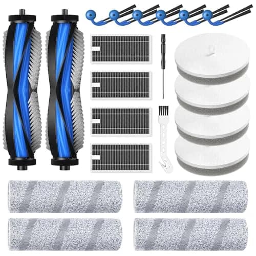 Lacvik 22 Pack X11 OmniCyclone Accessories for Ecovacs Deebot X11 OmniCyclone & Yeedi S20 Infinity Robot Vacuum | HEPA Filters, Roller Brushes, Side Brushes thumbnail 9