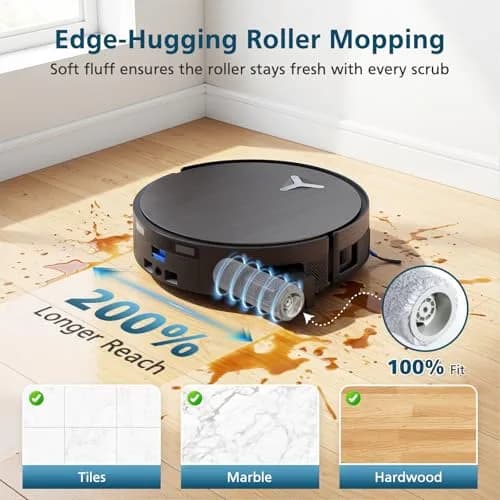 Lacvik 22 Pack X11 OmniCyclone Accessories for Ecovacs Deebot X11 OmniCyclone & Yeedi S20 Infinity Robot Vacuum | HEPA Filters, Roller Brushes, Side Brushes thumbnail 3