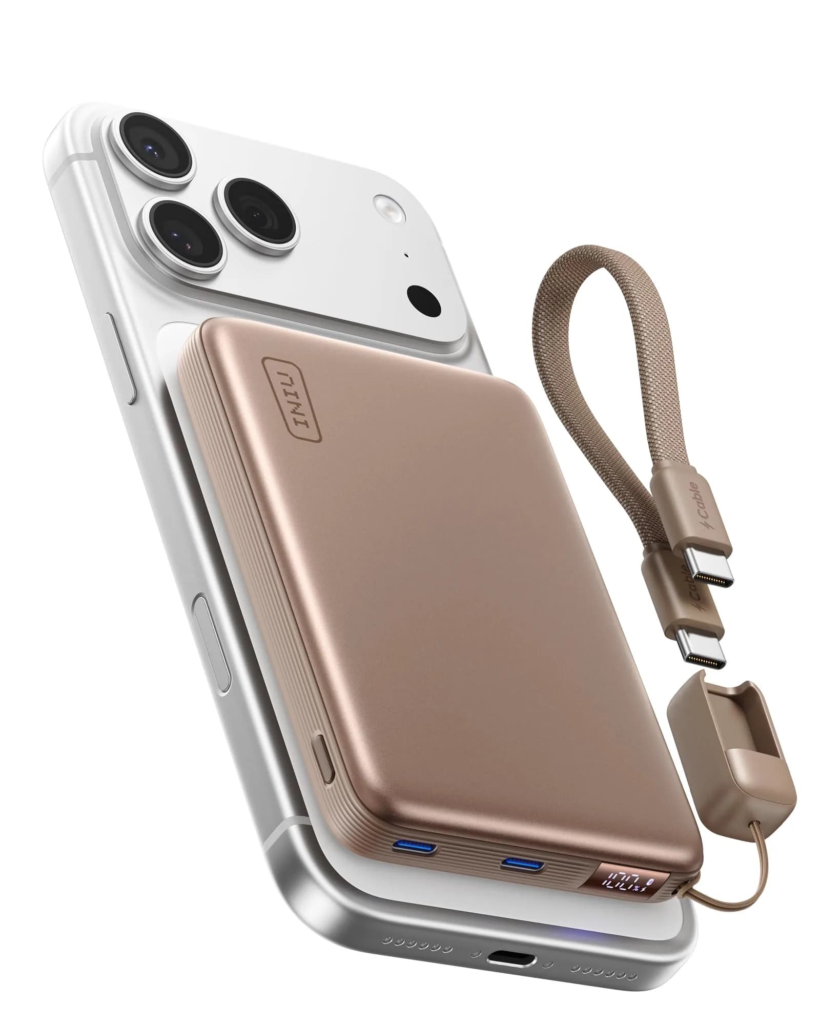 INIU Power Bank 25W Portable Charger 10000mAh | Slim Magnetic Fast Charge for iPhone