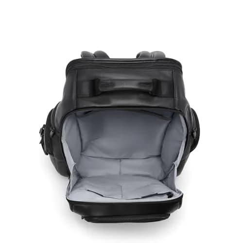 TUMI Brief Pack Black 1 | Unisex Laptop Backpack with Water-Resistant Leather, Fits 15" Laptop, Well-Organized, 1 Size thumbnail 5