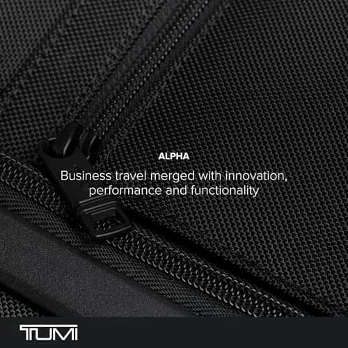 TUMI Unisex Double Expansion Duffel, Black | 31L Capacity, Expandable for Long Weekends thumbnail 8