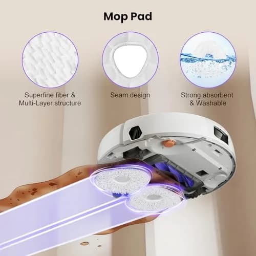 BTRSOLUS Robot Vacuum Accessories Kit for NARWAL Freo X10 Pro | 20 Pcs: 1 Main Brush, 6 Dust Bags, 4 Hepa Filters, 4 Mop Pads, 4 Side Brushes, 1 Clean Tool thumbnail 5