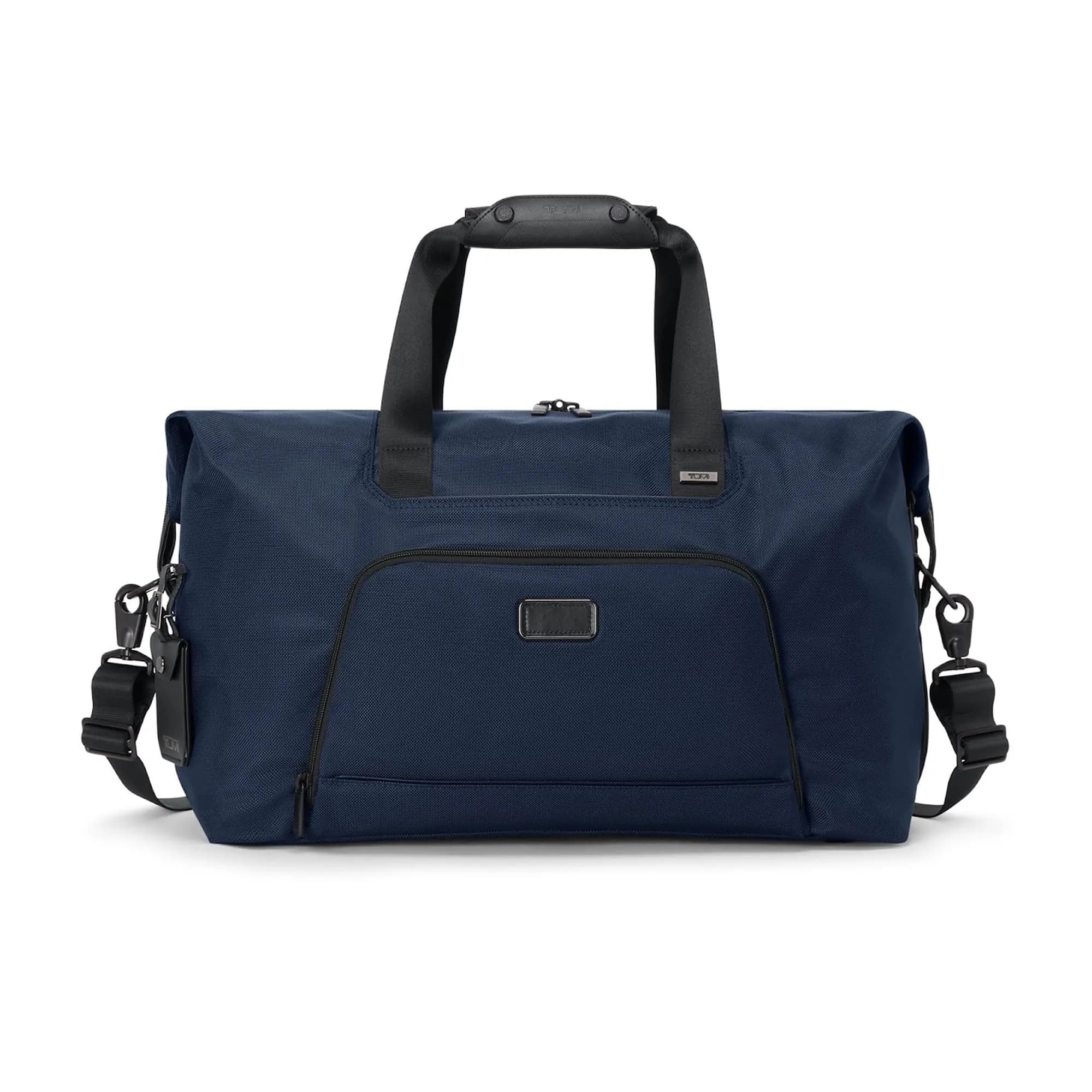 TUMI Unisex Double Expansion Duffel Navy | 31.3L Nylon Travel Bag for Long Weekends — Navy