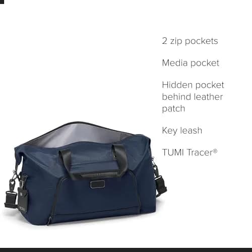 TUMI Unisex Double Expansion Duffel Navy | 31.3L Nylon Travel Bag for Long Weekends thumbnail 3