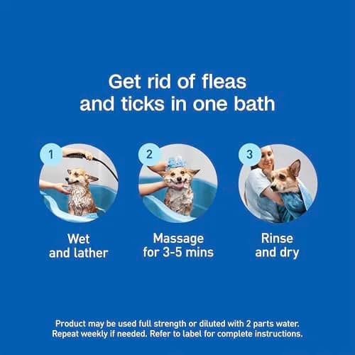 ADAMS Plus Botanicals Flea & Tick Shampoo with Precor for Dogs, Cats, Puppies & Kittens 473ml (16 Ounces) | Gentle, Plant-Based Formula for Sensitive Skin thumbnail 9
