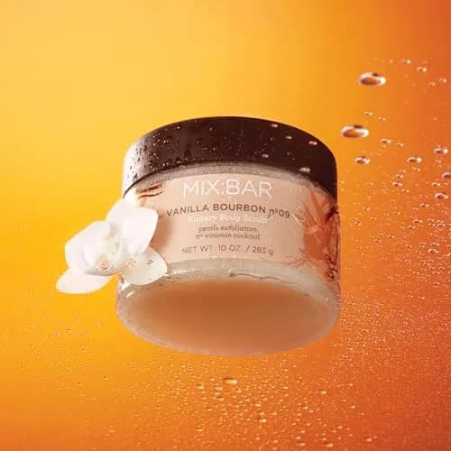 MIX:BAR Vanilla Bourbon Sugary Body Scrub 10oz | Exfoliating & Nourishing for All Skin Types thumbnail 2
