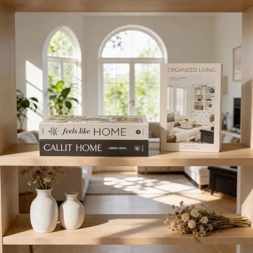 YOYMJBY Faux Decorative Books Set 3 pcs (26.7cm x 17cm x 4.2cm) | Aesthetic Home Decor for Coffee Tables & Shelves thumbnail 3
