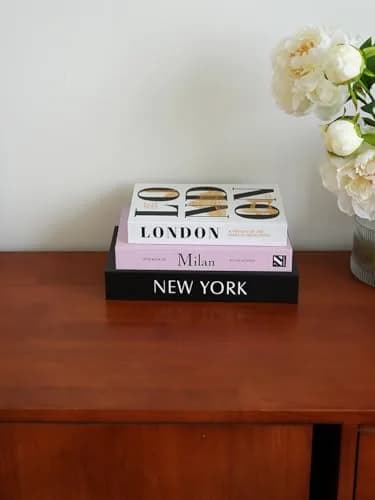 YOYMJBY Faux Decorative Books Set of 3 (26.7cm x 17cm x 4.2cm) | Aesthetic Home Decor Accents thumbnail 6