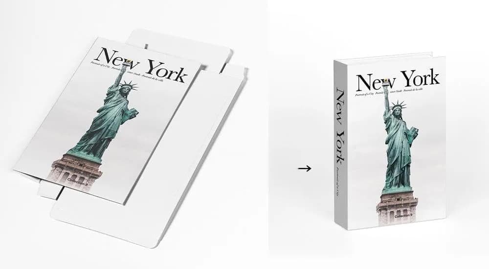 YOYMJBY Faux Decorative Books Set of 3 (26.7cm x 17cm x 4.2cm) | Aesthetic Home Decor Accents - view 8