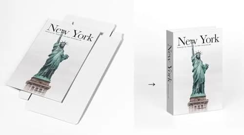 YOYMJBY Faux Decorative Books Set of 3 (26.7cm x 17cm x 4.2cm) | Aesthetic Home Decor Accents thumbnail 8