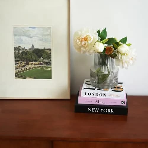 YOYMJBY Faux Decorative Books Set of 3 (26.7cm x 17cm x 4.2cm) | Aesthetic Home Decor Accents thumbnail 2