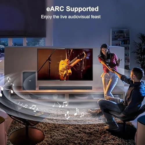 FIBBR Fiber Optic HDMI 2.1 Cable 5m (16.5ft) 48Gbps 8K@60Hz 4K@120Hz VRR ALLM | Zero Signal Loss Long Distance Transmission thumbnail 7