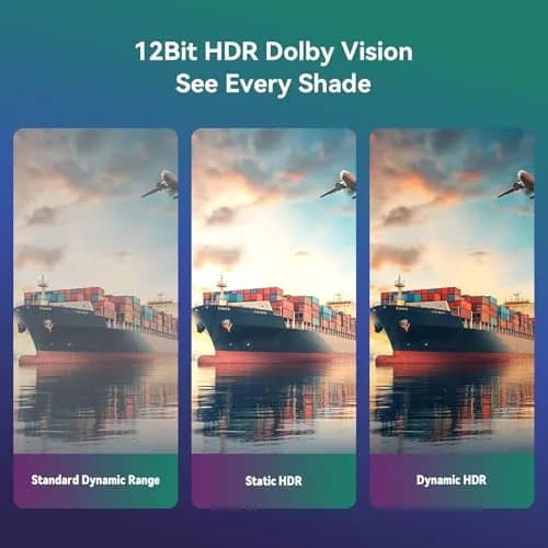 FIBBR Fiber Optic HDMI 2.1 Cable 5m (16.5ft) 48Gbps 8K@60Hz 4K@120Hz VRR ALLM | Zero Signal Loss Long Distance Transmission thumbnail 8